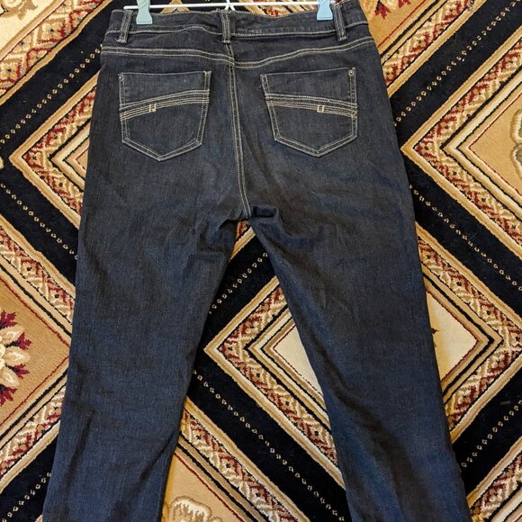 Black Denver Hayes Curve-Tech "Hanna" High rise Jeans (8 x 34) - Picture 3 of 6